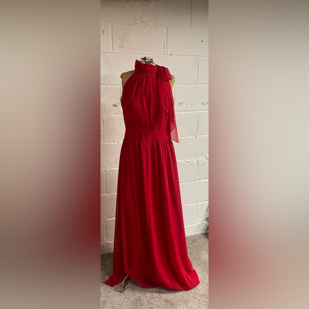 Beautiful red evening maxi dress